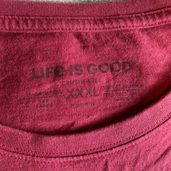 Life Is Good Long Sleeve Crusher Tee - Picture 3 of 5